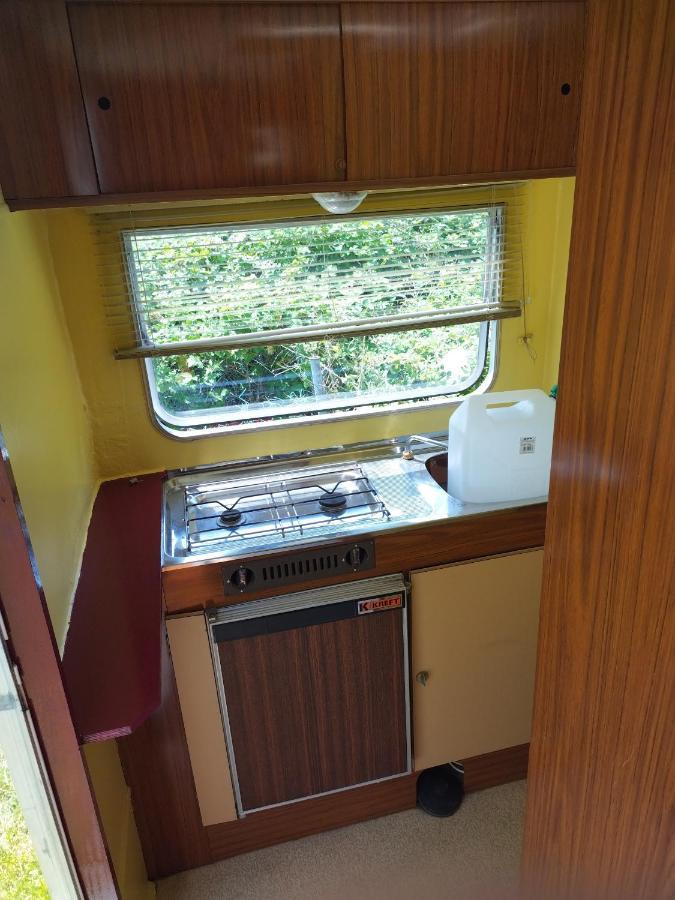 Camping La Foret Du Morvan Vintage Caravan Larochemillay Exterior photo